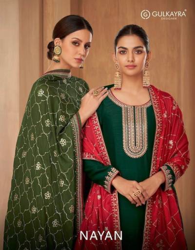 Nayan By Gulkayra Designer Festive Wear Salwar Kameez Collection